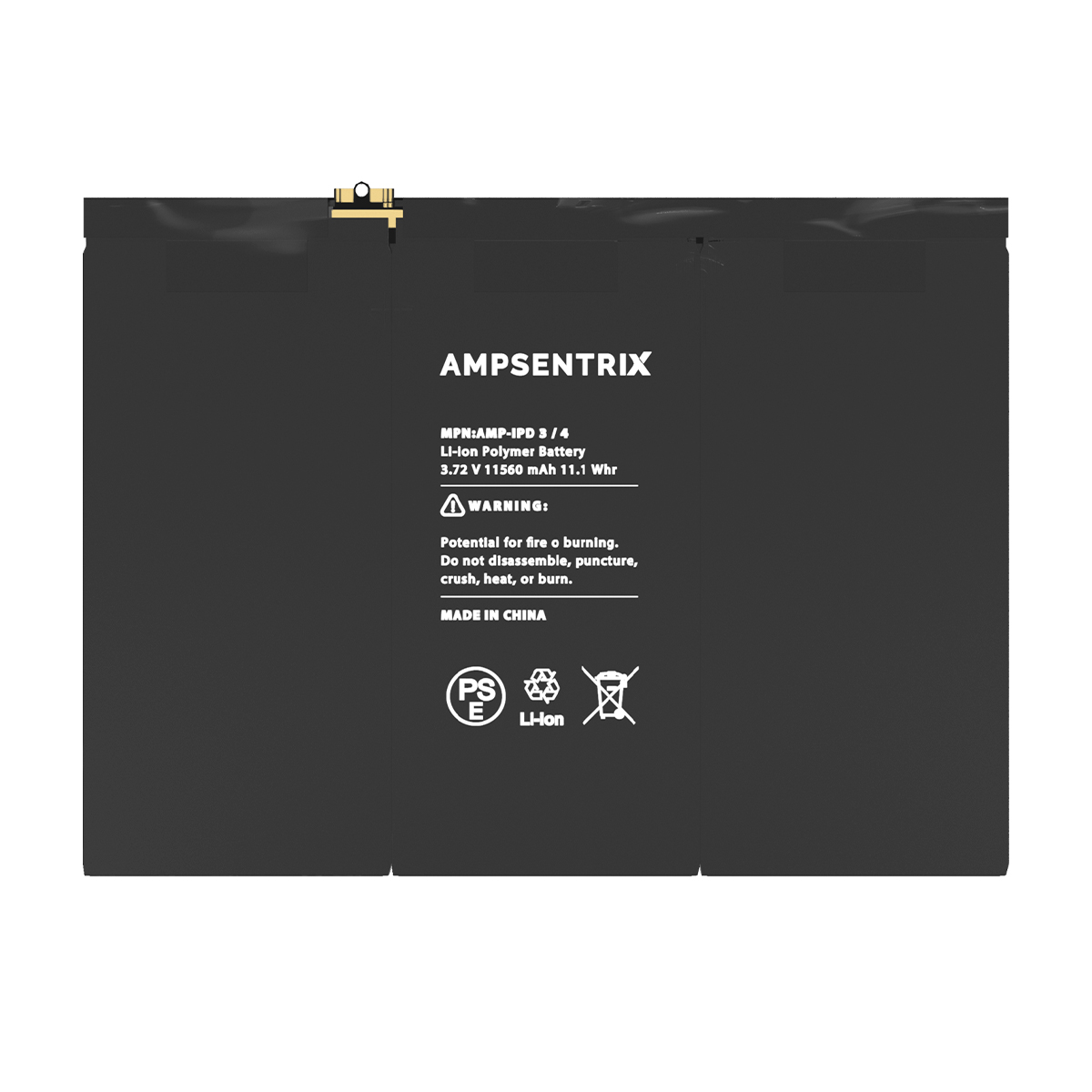 Bateria Ampsentrix iPad iPad 3/iPad 4